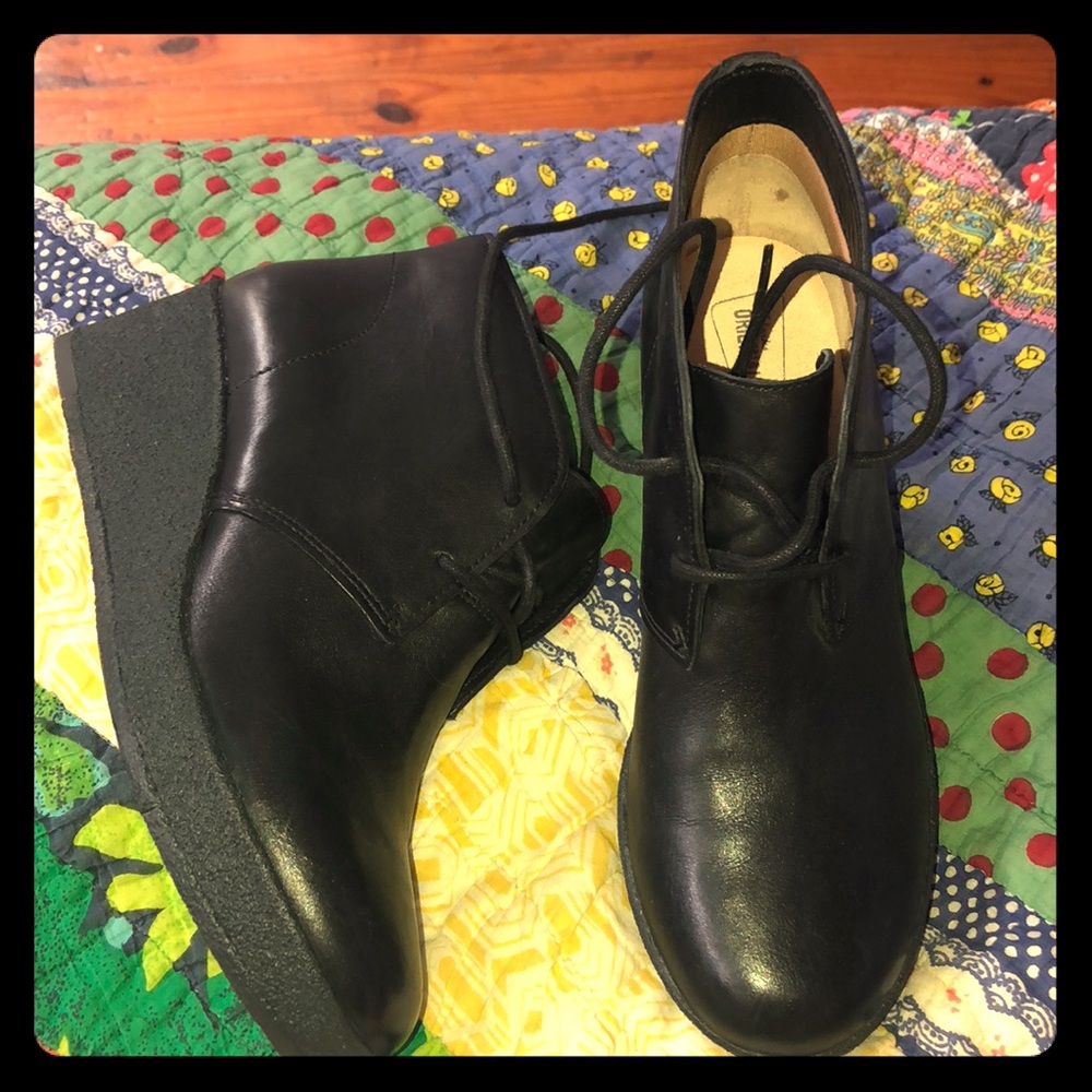 Clark’s wedge booties